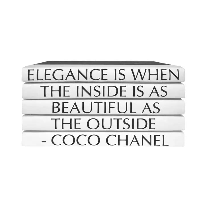Elegance is When..Coco Chanel 5 Volume