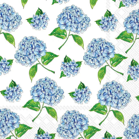 Hydrangea Scatter Paper Cocktail Napkins