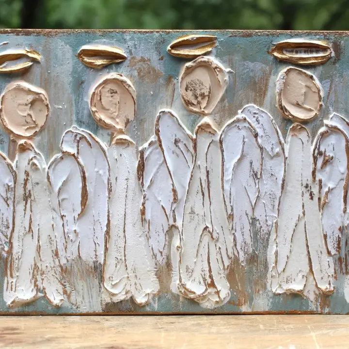 Hand Painted Myriad Angels
