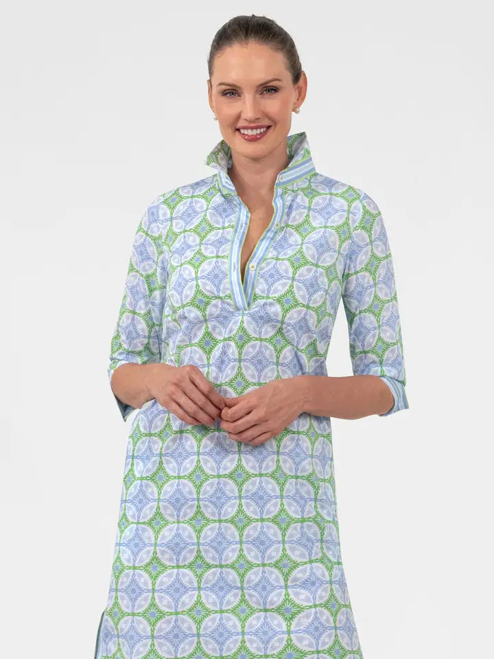 Gretchen Scott Shirt Tail 2.0 Dress - Smell the Roses